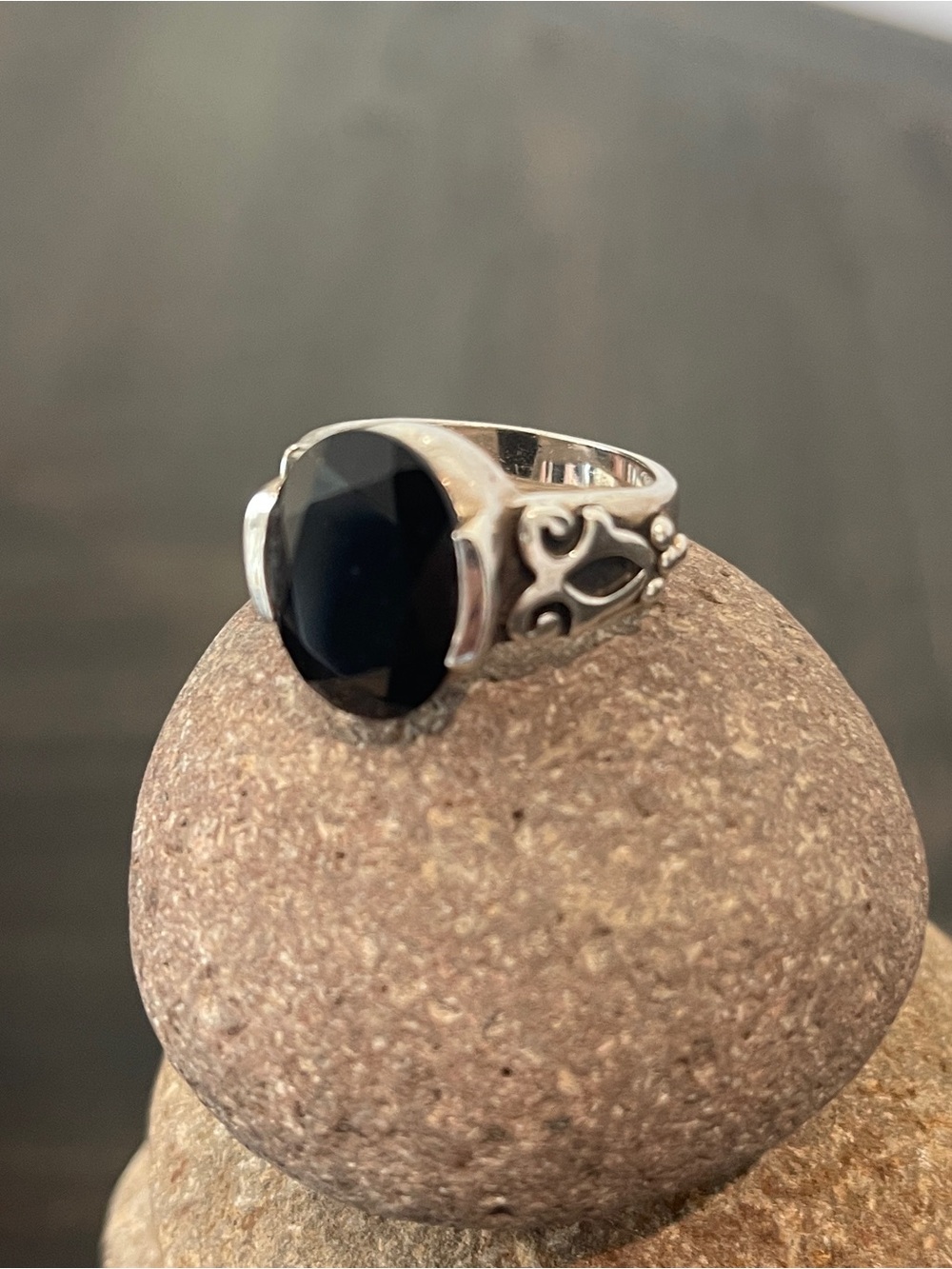 Silpada Sterling Silver Black Onyx women Ring